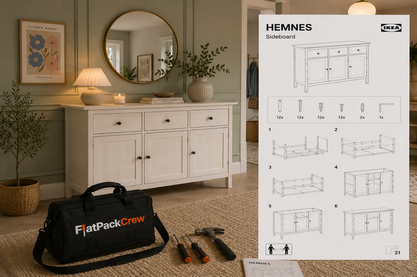 FlatPackCrew Assembled Hemnes Unit